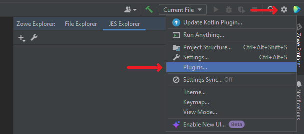 Select plugins